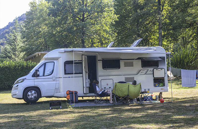 Standplaats voor camper/tent/caravan